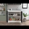 Tuhome Napoles Utility Sink with Cabinet, One Shelf, Double Door Cabinet, White/Smokey Oak MII6557 - alternate 1